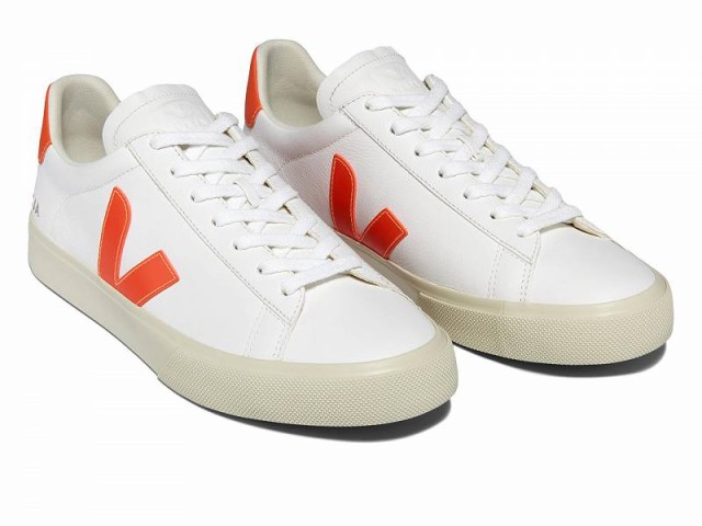 VEJA メンズ 男性用 シューズ 靴 スニーカー 運動靴 Campo Extra White/Orange Fluo【送料無料】