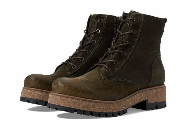 taos Footwear タオス レディース 女性用 シューズ 靴 ブーツ レースアップ 編み上げ Main Street Olive Rugged【送料無料】