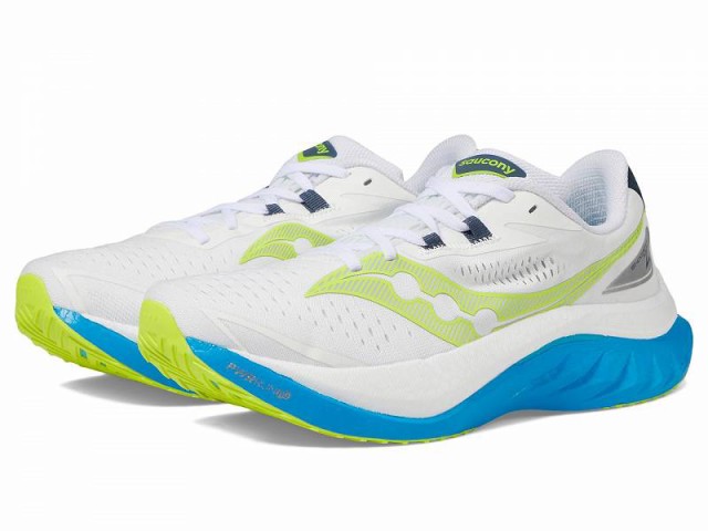 Saucony サッカニー メンズ 男性用 シューズ 靴 スニーカー 運動靴 Endorphin Speed 4 White/Viziblue【送料無料】