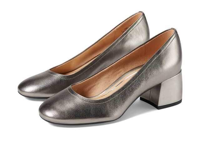 VIONIC バイオニック レディース 女性用 シューズ 靴 ヒール Carmel Pewter Metal Tumbled Leather【送料無料】