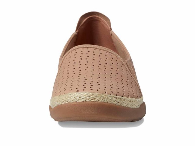 Clarks クラークス レディース 女性用 シューズ 靴 ローファー ボートシューズ Elaina Ruby Warm Beige Leather【送料無料】