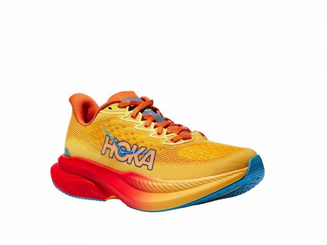 Hoka ホカ レディース 女性用 シューズ 靴 スニーカー 運動靴 Mach 6 Poppy/Squash【送料無料】