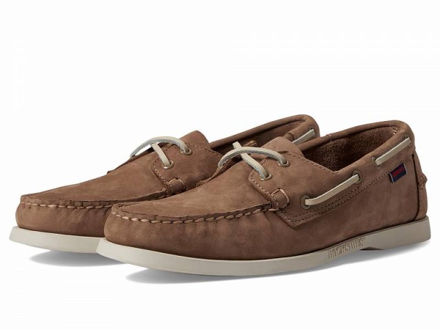 Sebago セバゴ メンズ 男性用 シューズ 靴 ボートシューズ Docksides Portland Nubuck Brown  Taupe/Brown Light Walnut 安心の通販