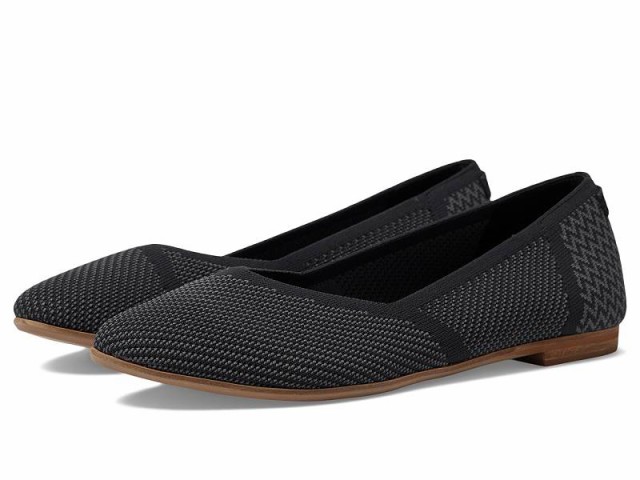 TOMS トムス レディース 女性用 シューズ 靴 フラット Jutti Neat Black REPREVE Engineered Knit【送料無料】