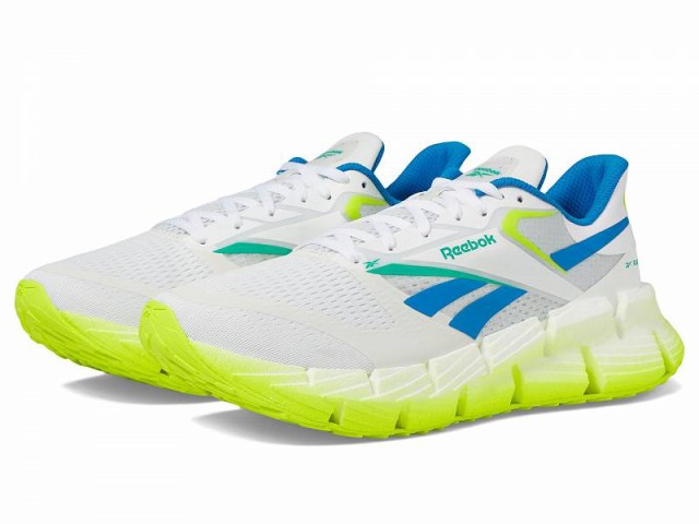 Reebok リーボック メンズ 男性用 シューズ 靴 スニーカー 運動靴 Floatzig 1 White/Digital Lime/Kinetic Blue【送料無料】