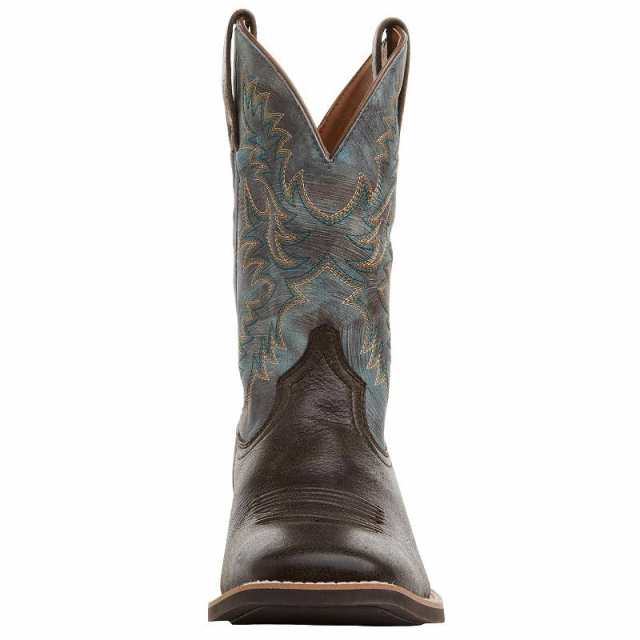 Ariat アリアト メンズ 男性用 シューズ 靴 ブーツ ウエスタンブーツ Sport Latigo Western Boot Spiced Cider/Stone Blue【送料無料】