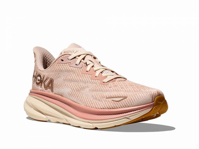 Hoka ホカ レディース 女性用 シューズ 靴 スニーカー 運動靴 Clifton 9 Sandstone/Cream【送料無料】