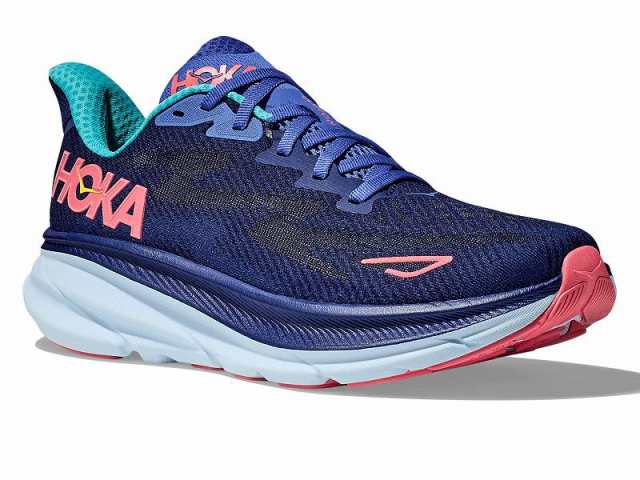 Hoka ホカ レディース 女性用 シューズ 靴 スニーカー 運動靴 Clifton 9 Bellwether Blue/Ceramic【送料無料】