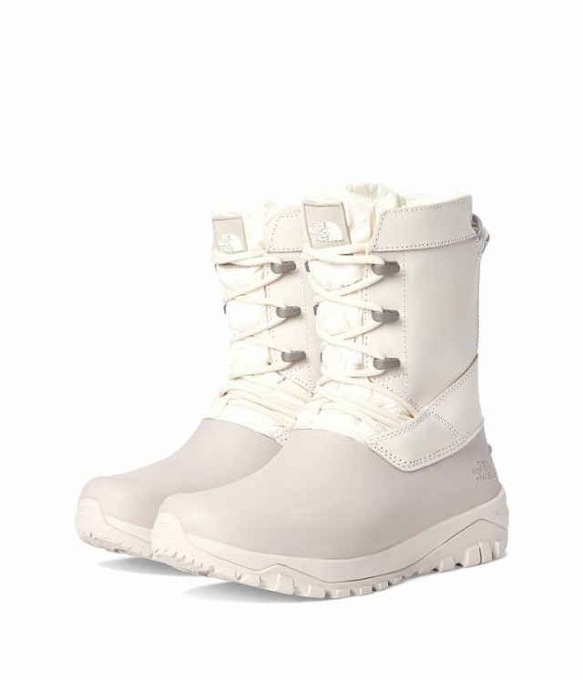 The North Face ノースフェイス レディース 女性用 シューズ 靴 ブーツ スノーブーツ Yukiona Mid Boot White Dune/Silver【送料無料】