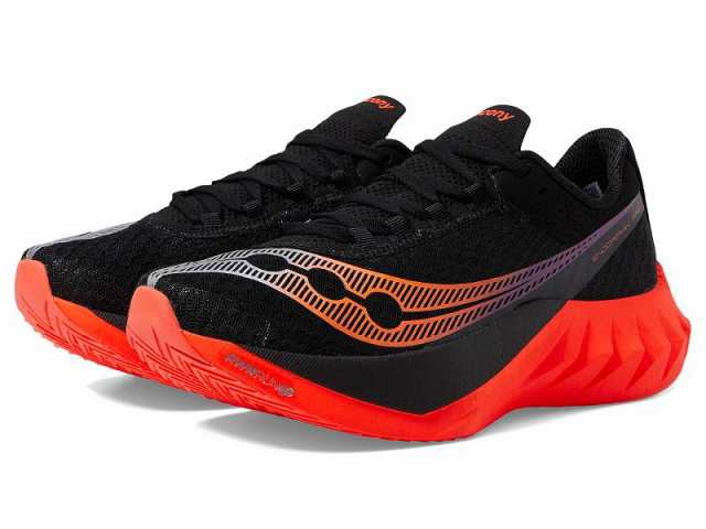 Saucony サッカニー レディース 女性用 シューズ 靴 スニーカー 運動靴 Endorphin Pro 4 Black/Vizired【送料無料】