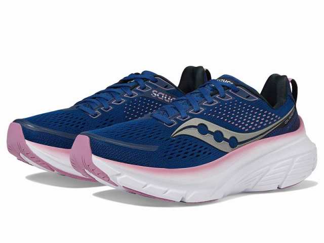 Saucony サッカニー レディース 女性用 シューズ 靴 スニーカー 運動靴 Guide 17 Navy/Orchid 1【送料無料】