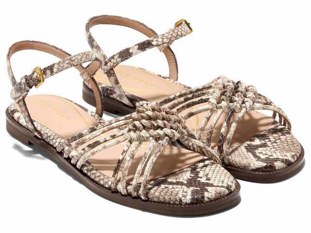 Cole Haan コールハーン レディース 女性用 シューズ 靴 サンダル Jitney Knot Sandals Sandollar Soho Snake Prnt Leather【送料無料】