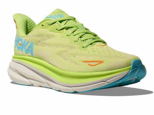 Hoka ホカ レディース 女性用 シューズ 靴 スニーカー 運動靴 Clifton 9 Lettuce/Solar Flare【送料無料】