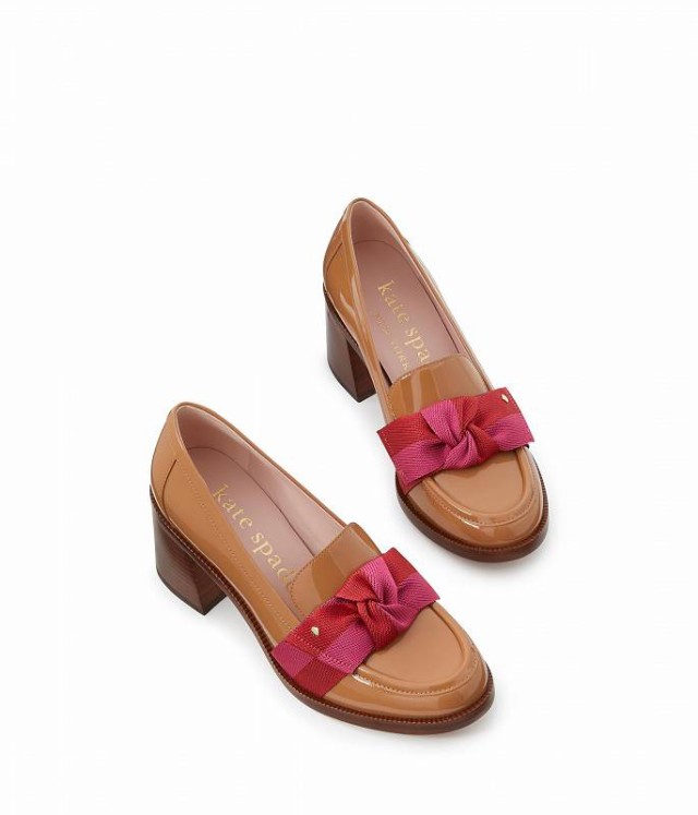 Kate Spade New York ケイト・スペード レディース 女性用 シューズ 靴 ヒール Leandra Heeled Loafer Bnglw/Fest Pnk/Hrlm【送料無料】