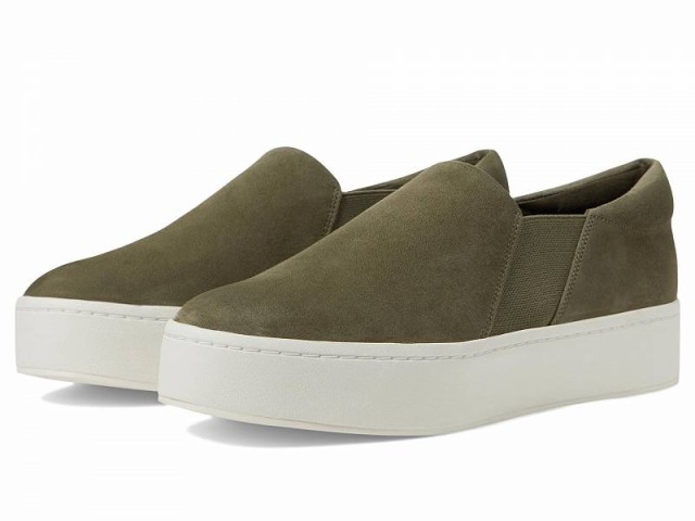 Vince ヴィンス レディース 女性用 シューズ 靴 スニーカー 運動靴 Warren Olive Smoke Green Suede【送料無料】