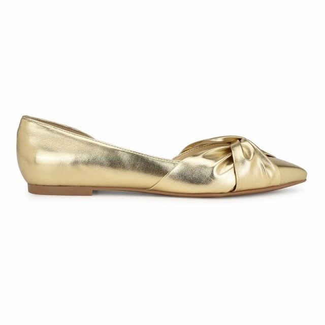 Nine West ナインウエスト レディース 女性用 シューズ 靴 フラット Briane 3 Gold 710【送料無料】