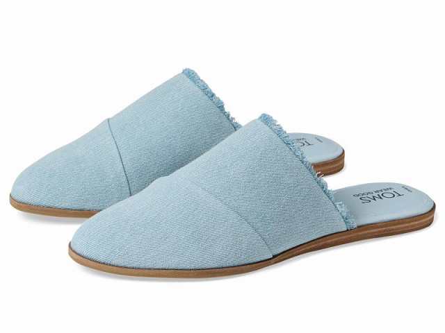 TOMS トムス レディース 女性用 シューズ 靴 フラット Jade Pastel Blue Washed Denim【送料無料】