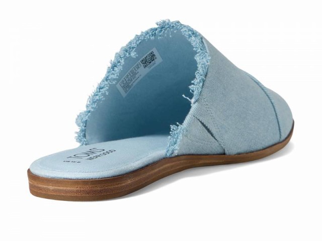 TOMS トムス レディース 女性用 シューズ 靴 フラット Jade Pastel Blue Washed Denim【送料無料】