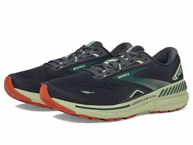 Brooks ブルックス メンズ 男性用 シューズ 靴 スニーカー 運動靴 Adrenaline GTS 23 Ebony/Smoke Green/Clay【送料無料】