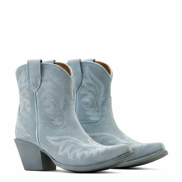 Ariat アリアト レディース 女性用 シューズ 靴 ブーツ アンクル ショートブーツ Chandler Western Boots Baby Blue Jean【送料無料】