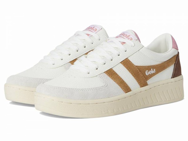 Gola ゴラ レディース 女性用 シューズ 靴 スニーカー 運動靴 Grandslam Trident White/Brown Sugar/Dusty Rose【送料無料】