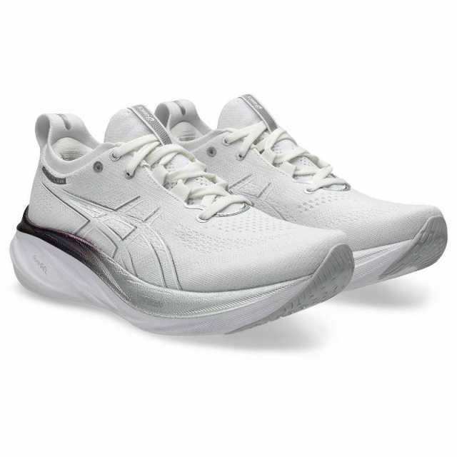 ASICS アシックス レディース 女性用 シューズ 靴 スニーカー 運動靴 GEL-Nimbus(R) 26 Platinum Real White/Pure Silver【送料無料】