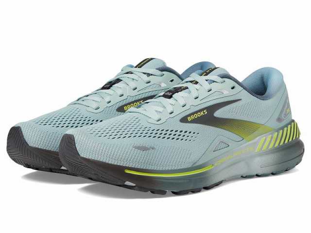 Brooks ブルックス メンズ 男性用 シューズ 靴 スニーカー 運動靴 Adrenaline GTS 23 Cloud Blue/Goblin Blue/Lime【送料無料】