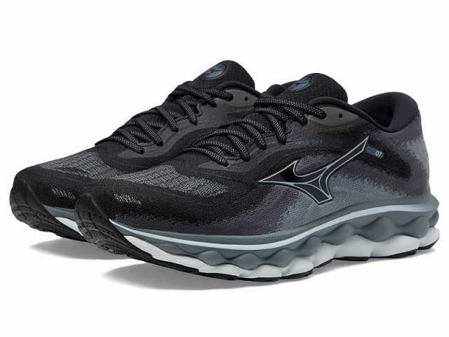 Mizuno ミズノ メンズ 男性用 シューズ 靴 スニーカー 運動靴 Wave Sky 7 Black/Glacial Ridge【送料無料】