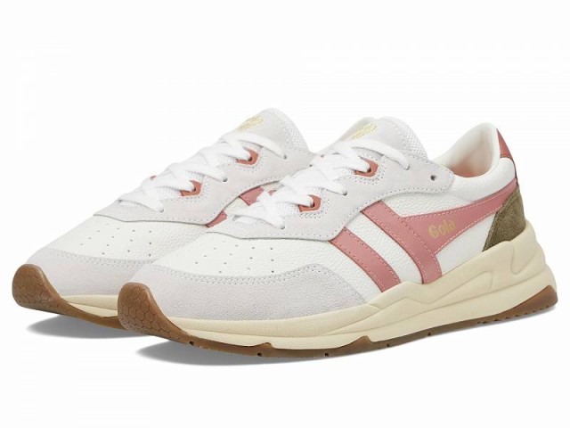 Gola ゴラ レディース 女性用 シューズ 靴 スニーカー 運動靴 Saturn White/Coral Pink/Khaki【送料無料】