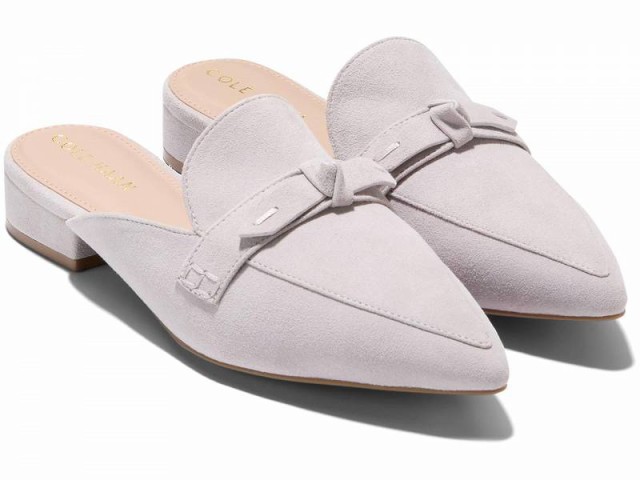 Cole Haan コールハーン レディース 女性用 シューズ 靴 ローファー ボートシューズ Piper Bow Mule Ashes Of Roses Suede【送料無料】