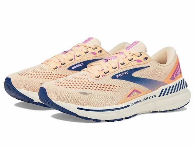 Brooks ブルックス レディース 女性用 シューズ 靴 スニーカー 運動靴 Adrenaline GTS 23 Apricot/Estate Blue/Orchid【送料無料】