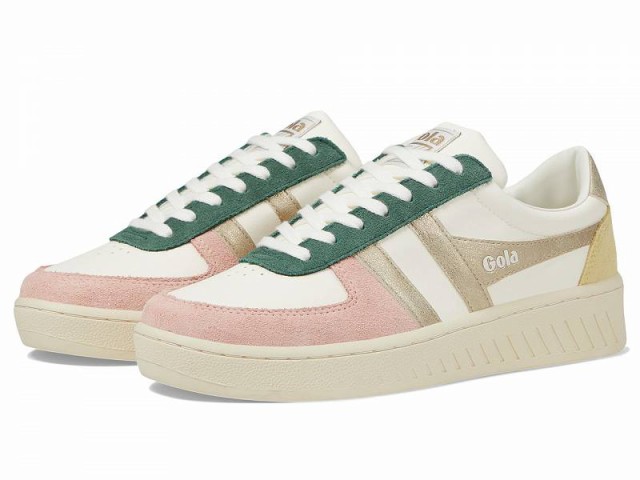 Gola ゴラ レディース 女性用 シューズ 靴 スニーカー 運動靴 Grandslam Quadrant Off-White/Pearl Pink/Gold/Lemon【送料無料】