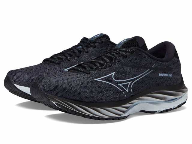 Mizuno ミズノ レディース 女性用 シューズ 靴 スニーカー 運動靴 Wave Rider 27 Ebony/Snowcrest【送料無料】