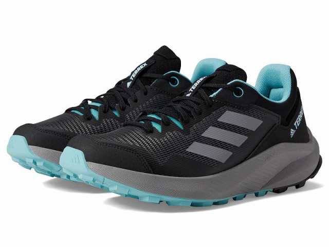 adidas Outdoor アディダス レディース 女性用 シューズ 靴 スニーカー 運動靴 Terrex Trailrider Black/Grey/Mint Tone【送料無料】