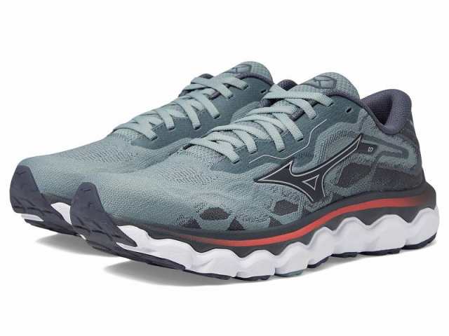 Mizuno ミズノ メンズ 男性用 シューズ 靴 スニーカー 運動靴 Wave Horizon 7 Lead/Nickel【送料無料】