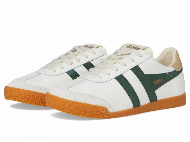 Gola ゴラ レディース 女性用 シューズ 靴 スニーカー 運動靴 Elan Leather White/Evergreen/Bone【送料無料】