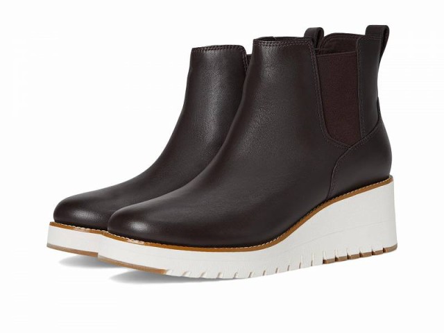 Cole Haan コールハーン レディース 女性用 シューズ 靴 ブーツ チェルシーブーツ アンクル Zerogrand City Wedge Boot Dark【送料無料】