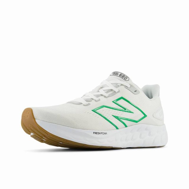 New Balance ニューバランス メンズ 男性用 シューズ 靴 スニーカー 運動靴 Fresh Foam 680v8 White/Brighton Grey【送料無料】