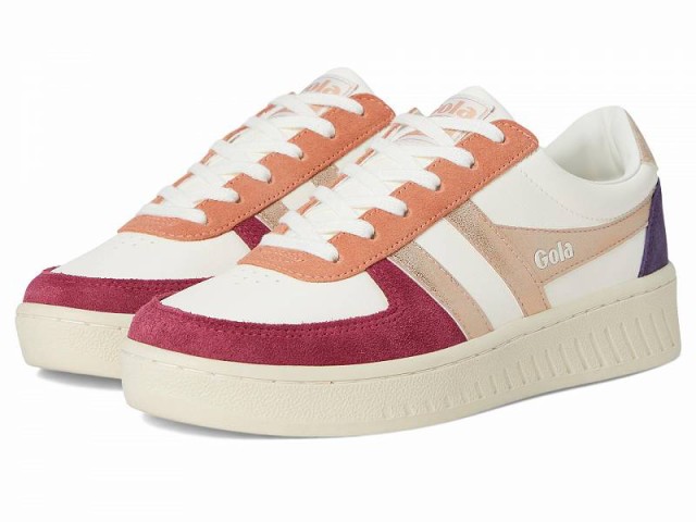 Gola ゴラ レディース 女性用 シューズ 靴 スニーカー 運動靴 Grandslam Quadrant Off-White/Cerise/Rose Gold/Plum【送料無料】