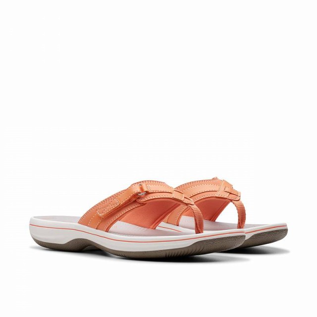 Clarks クラークス レディース 女性用 シューズ 靴 サンダル Breeze Sea Tangerine/Pop Synthetic【送料無料】