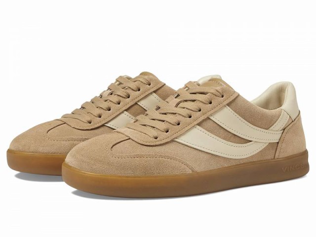 Vince ヴィンス メンズ 男性用 シューズ 靴 スニーカー 運動靴 Oasis-M Lace-Up Retro Sneakers New Camel Beige Suede【送料無料】