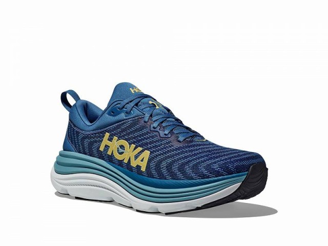 Hoka ホカ メンズ 男性用 シューズ 靴 スニーカー 運動靴 Gaviota 5 Blue Steel/Stone Blue【送料無料】