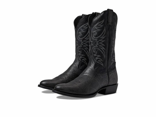 Ariat アリアト メンズ 男性用 シューズ 靴 ブーツ ウエスタンブーツ Bankroll Western Boots Black Hippo Print/Bayou【送料無料】