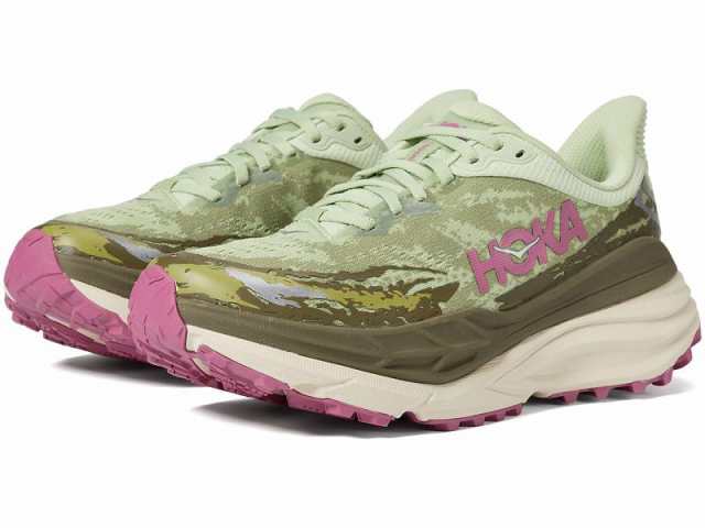 Hoka ホカ レディース 女性用 シューズ 靴 スニーカー 運動靴 Stinson 7 Seed Green/Beet Root【送料無料】