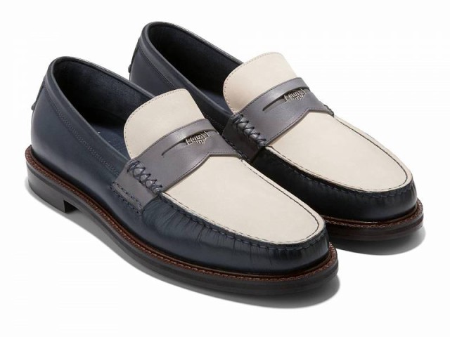 Cole Haan コールハーン メンズ 男性用 シューズ 靴 ローファー American Classics Pinch Penny Loafer Navy【送料無料】