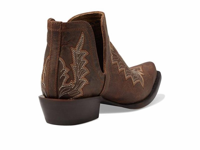 Ariat アリアト レディース 女性用 シューズ 靴 ブーツ アンクル ショートブーツ Dixon Low Heel Western Boot Rhino Tan【送料無料】