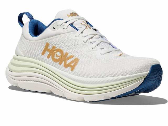 Hoka ホカ メンズ 男性用 シューズ 靴 スニーカー 運動靴 Gaviota 5 Frost/Gold【送料無料】