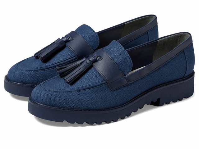 Franco Sarto フランコサルト レディース 女性用 シューズ 靴 ローファー ボートシューズ Carolynn 9 Navy Blue Synthetic【送料無料】