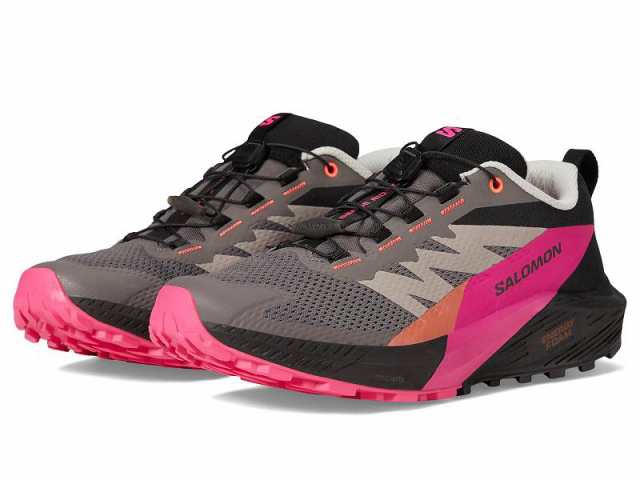 Salomon サロモン レディース 女性用 シューズ 靴 スニーカー 運動靴 Sense Ride 5 Plum Kitten/Black/Pink Glo【送料無料】