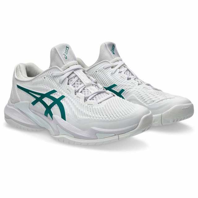 ASICS アシックス メンズ 男性用 シューズ 靴 スニーカー 運動靴 Court FF 3 Novak White/Pitch Green【送料無料】